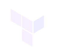 A three-dimensional geometric shape resembling a stylized letter Y or a star with three arms, made of white and purple sections.